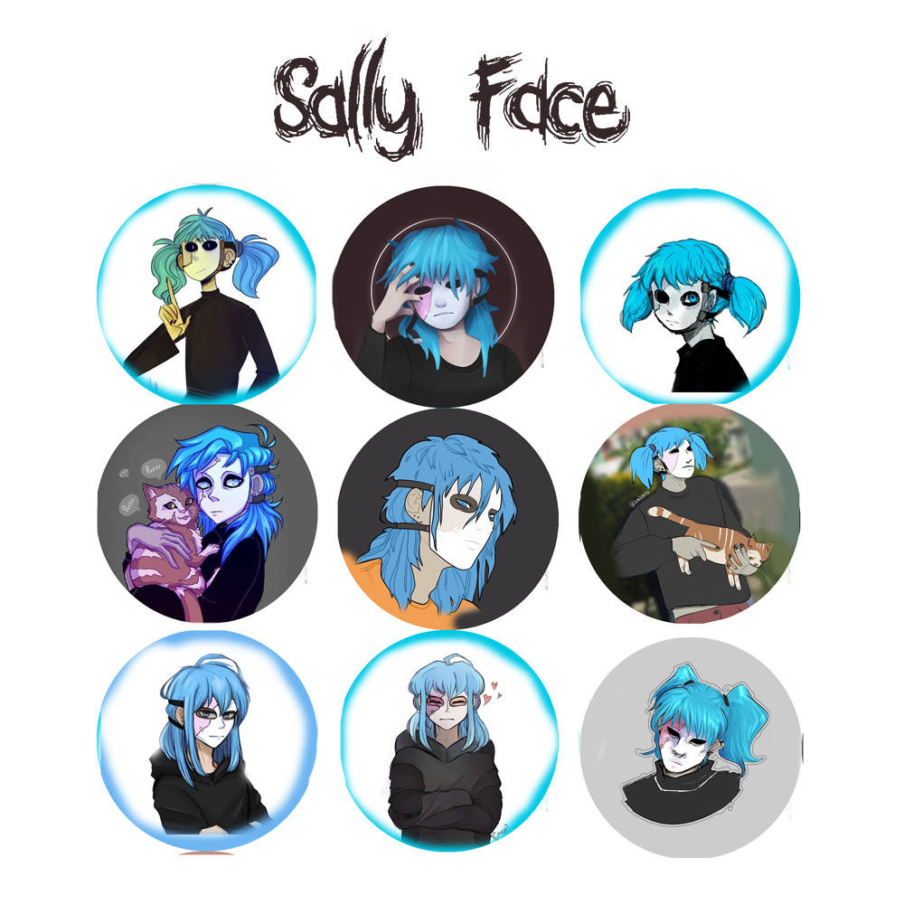 

Значок Крипипаста Sally Face1 шт (w023)