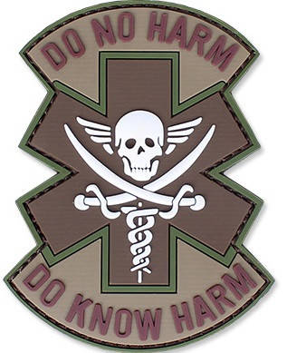 

Шеврон 3D PVC на липучке 101INC Do no harm "Не навреди" (14924) (Патч ,Нашивка ,Эмблема), Черный