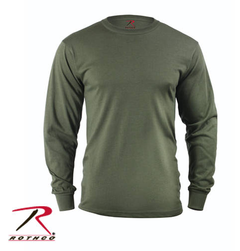 

Футболка мужская длинный рукав OLIVE DRAB LONG SLEEVE цвет олива Rothco США 3XL, Зелёный