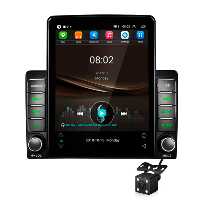 

Автомагнитола 2DIN CML-PLAY 9580A экран 9.5" ANDROID 10.0 1/16GB WiFi GPS USB с камерой заднего вида