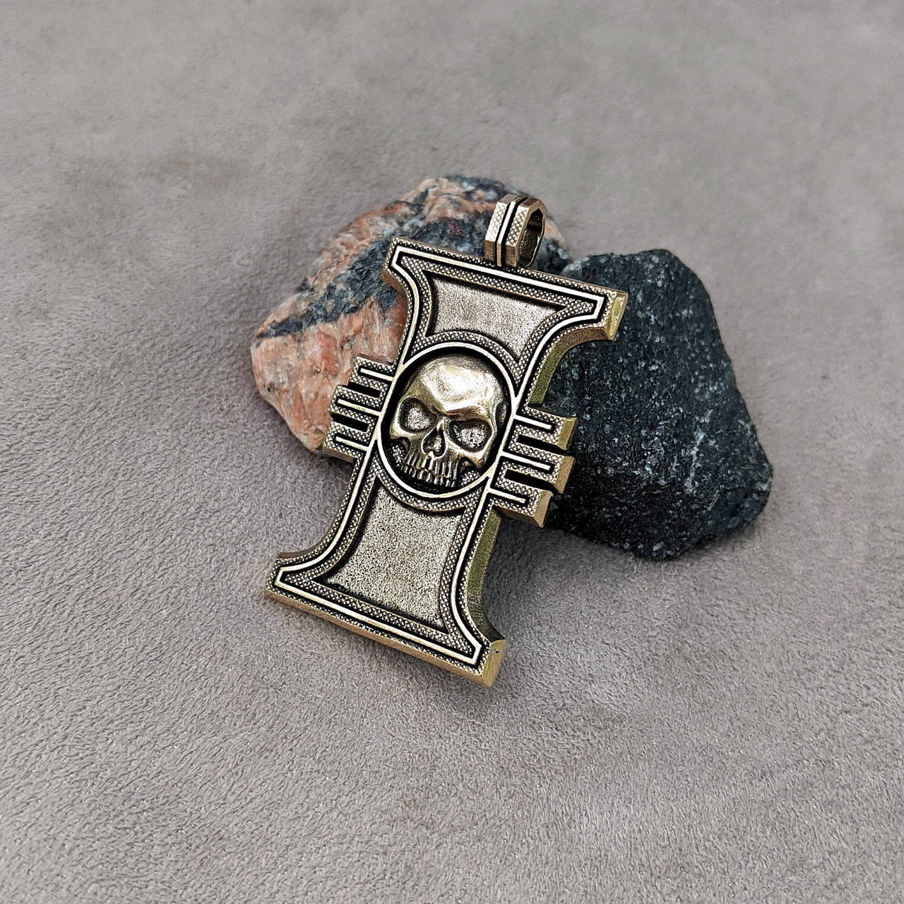 

Бронзовый кулон insignia Инквизитора Инквизиция Warhammer 40000 ручная работа