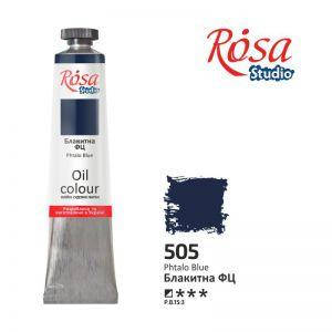 

Краска масляная,505 Голубая ФЦ, 60мл, ROSA Studio