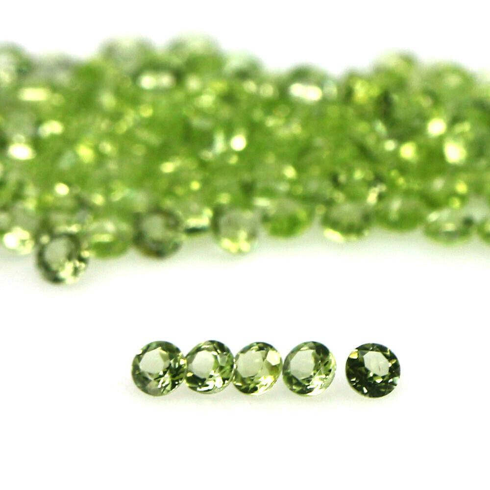 

Натуральный Перидот круг 1.8мм 0.025ct, Зелёный