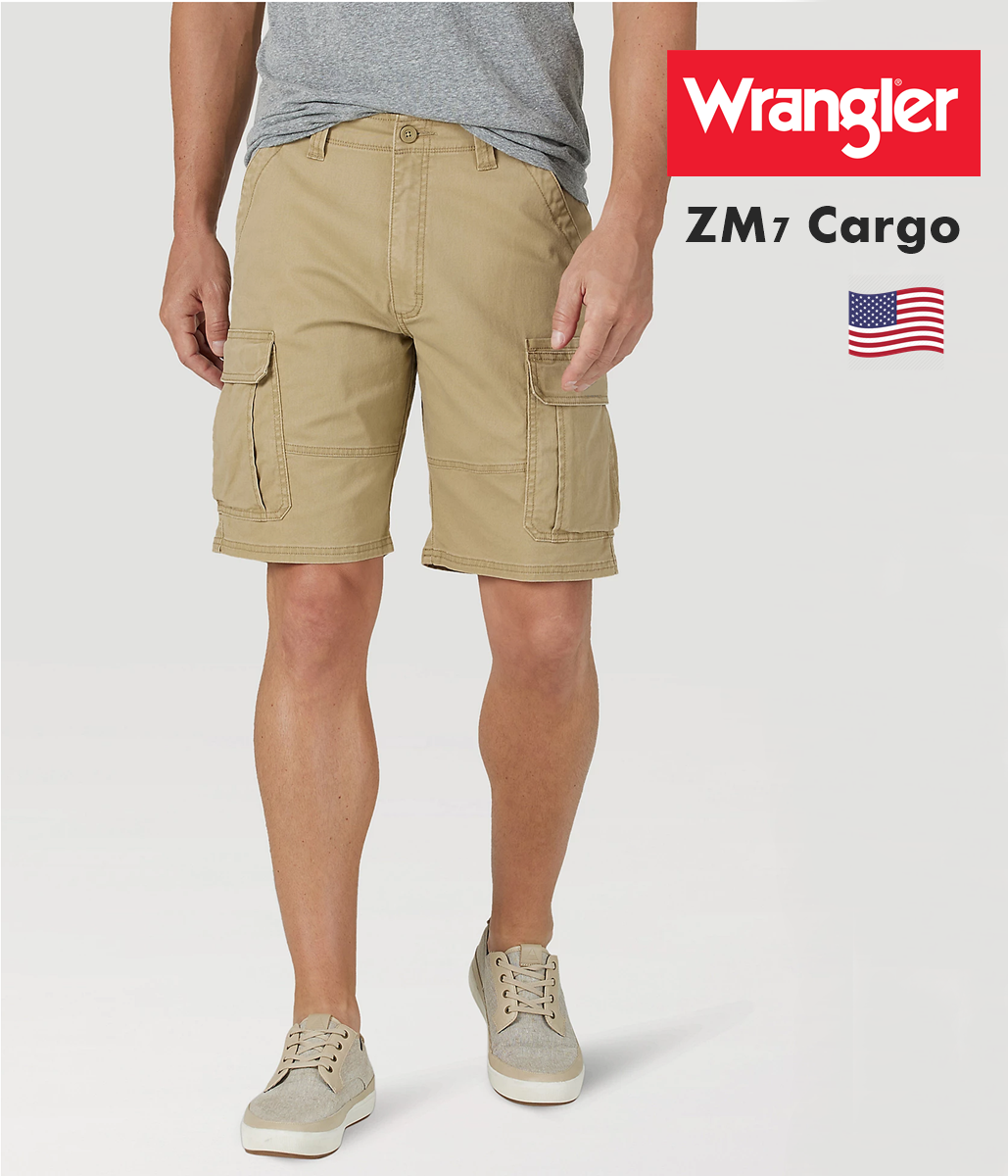 

Шорти карго чоловічі Wrangler® ZM7 Five Star Flex / Пісочний колір / Комфортний крій / із США, Песочный