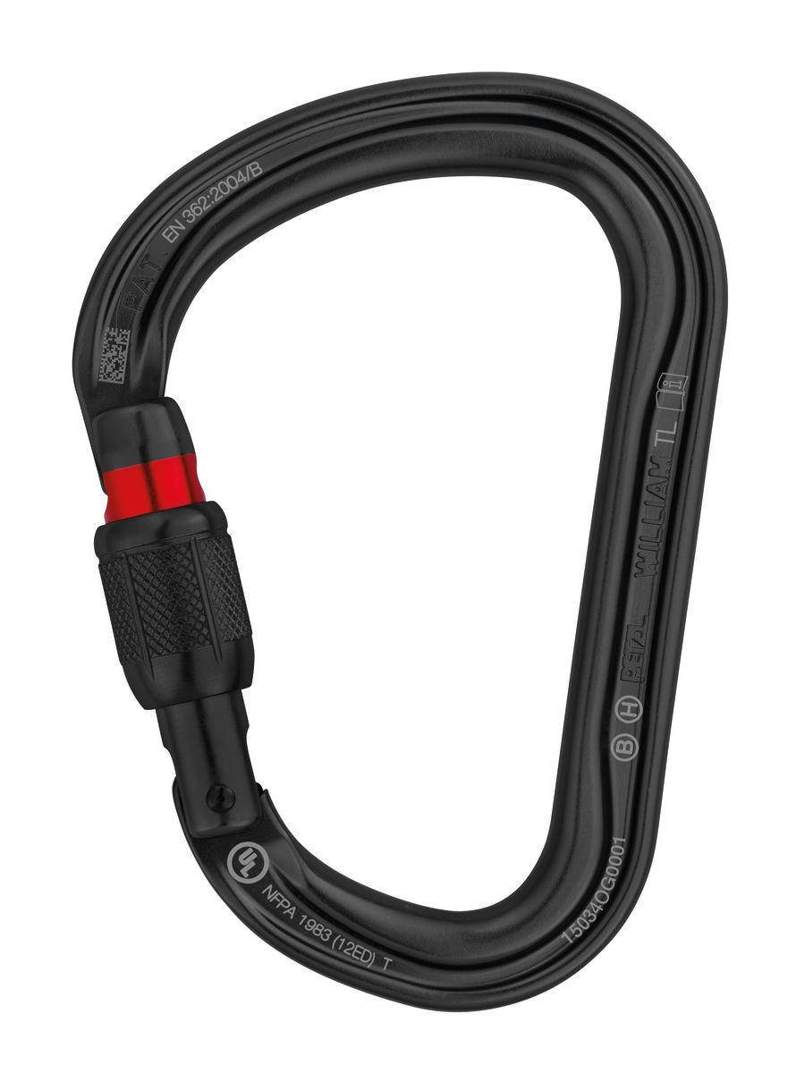 

Карабин Petzl William scew lock blackКарабин William scew lock black