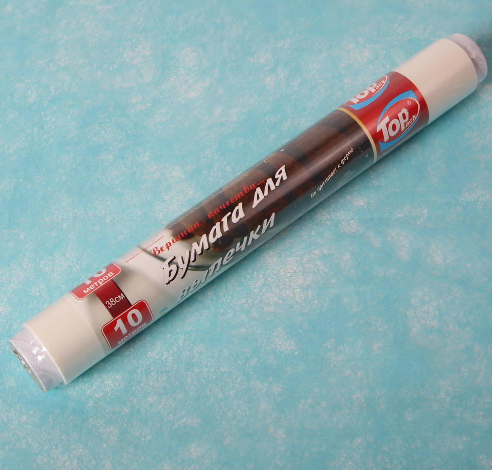 

Пергамент 38см 10м TOP білий силікон, Белый