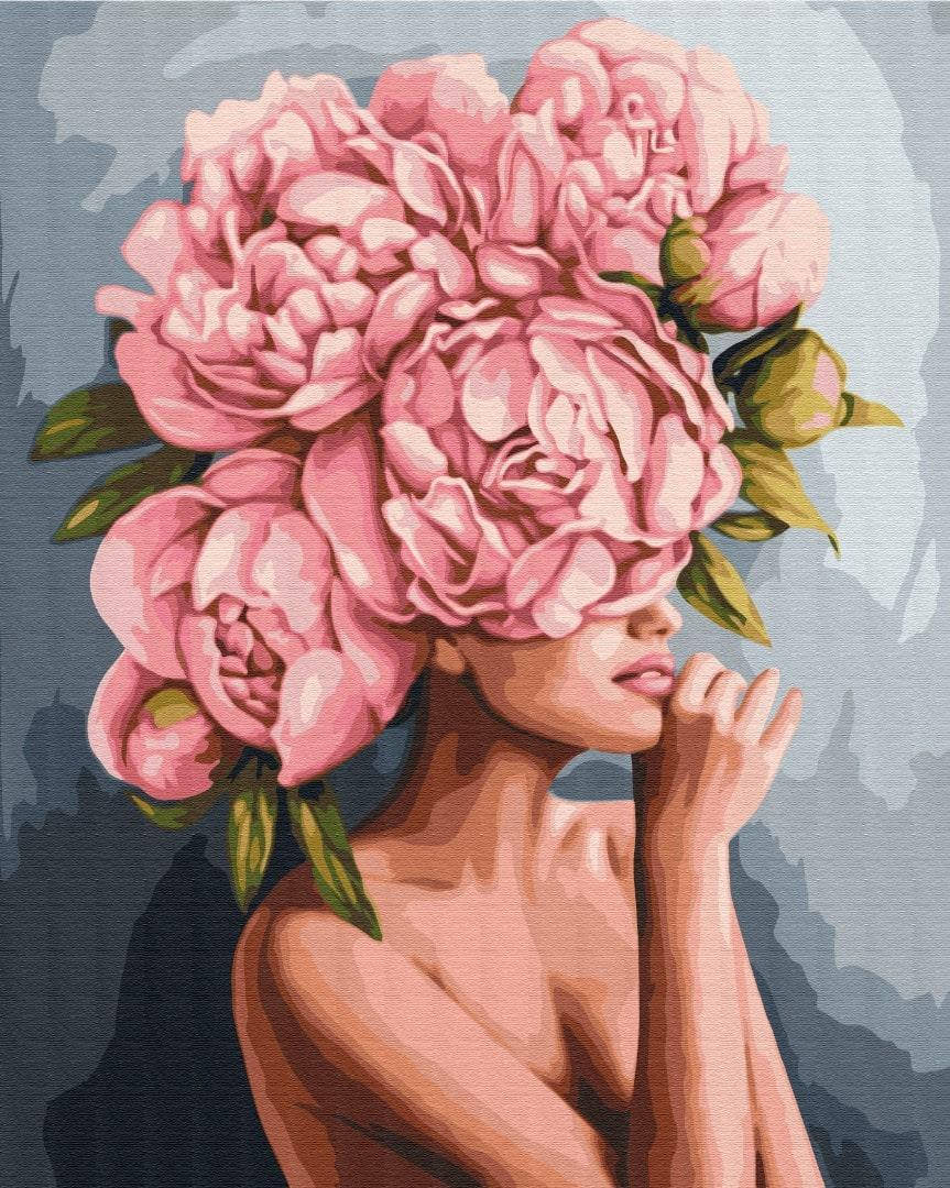 

Картина по номерам - Прикосновение пионов 40x50см