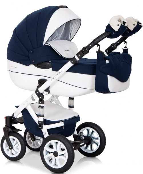 

Детская универсальная коляска 3 в 1 Riko Brano Ecco 11 Navy, Синий