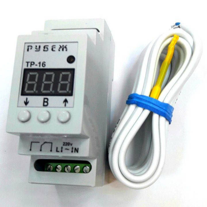 

Терморегулятор на din-рейку ТР-16.05 РУБЕЖ