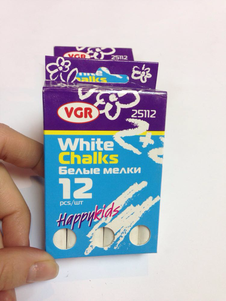 

Мел школьн. бел.12 шт 25112, Белый