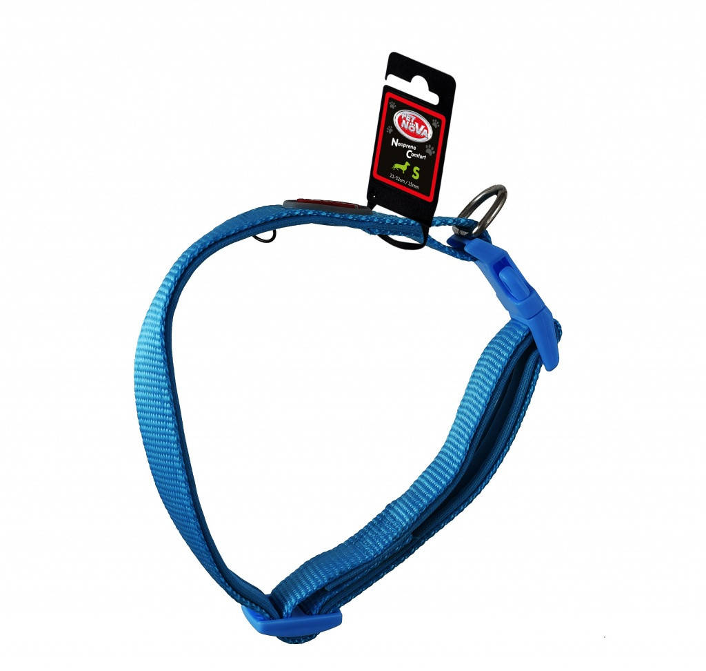

Ошейник Pet Nova Neoprene Comfort Light Blue S, Голубой