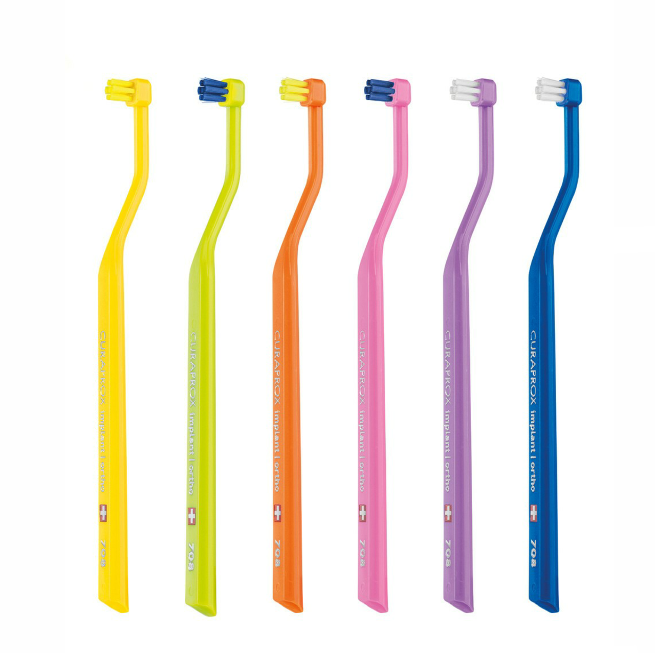

Зубная щетка Curaprox Implant Ortho CS 708, 1 шт
