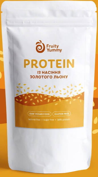 

Протеин растительный Золотого льна, 250 г Fruity Yummy