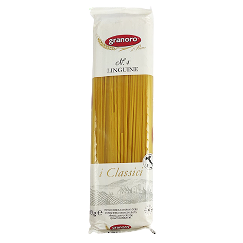 

Спагетті Граноро №4 Лінгвіні Granoro Linguine 500g 24шт/ящ (Код : 00-00004467)