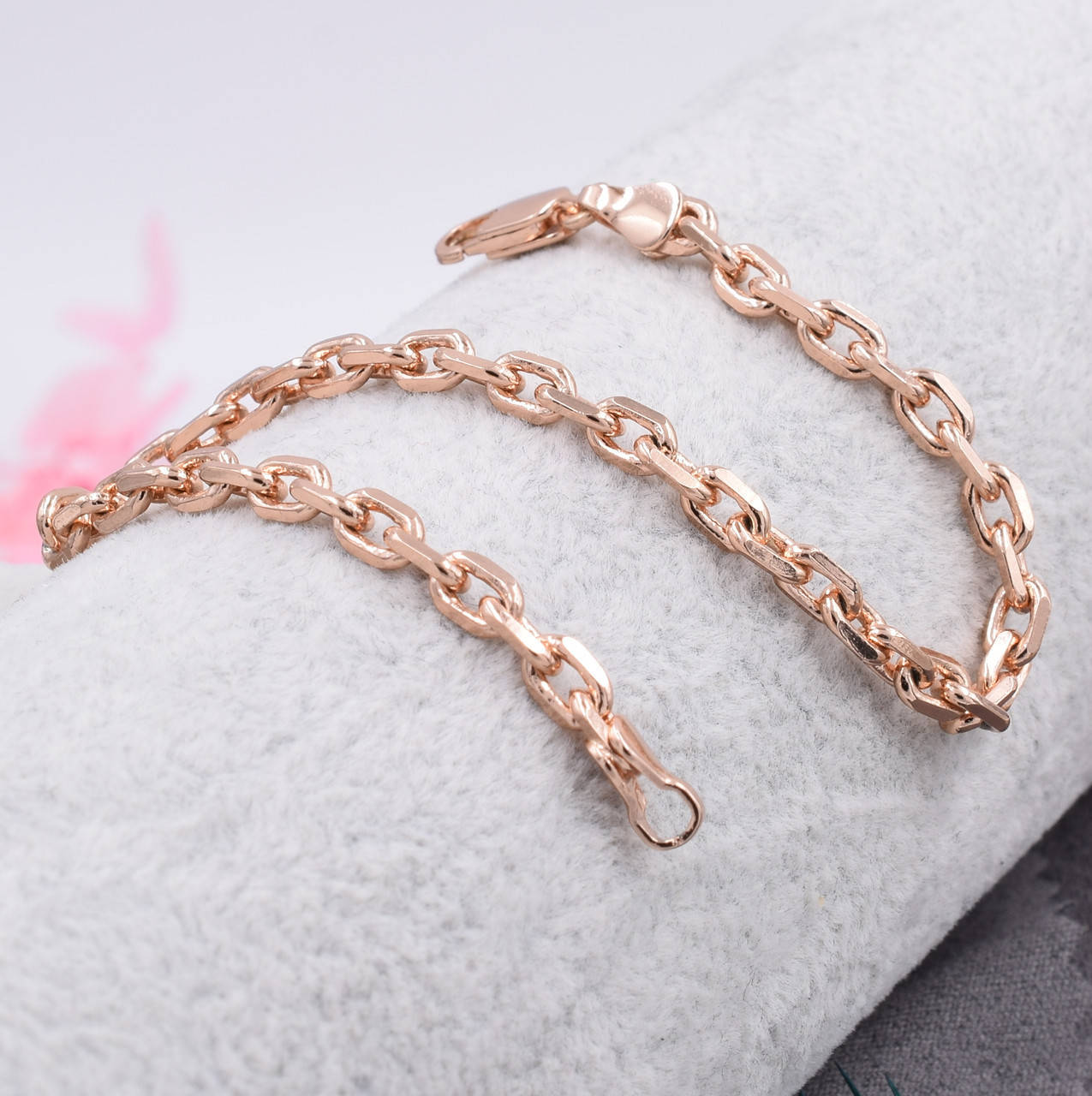 

Браслет Xuping Якорный 41286 ширина 4 мм позолота РО длина 19