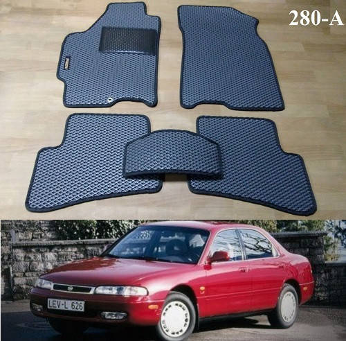 

Коврики ЕВА в салон Mazda 626 IV '92-97 (GE), Черный