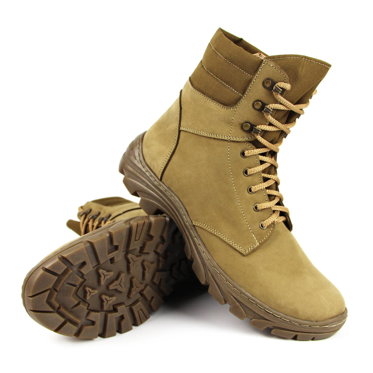 

Ботинки тактические демисезонные из натуральной кожи бежевого цвета "Ботинок 211" 40-46 размеры 46, Бежевый