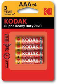 

Батарейка Kodak Super Heavy Duty Zinc 1.5V R6Р ААА (мизинчик) 4 шт.