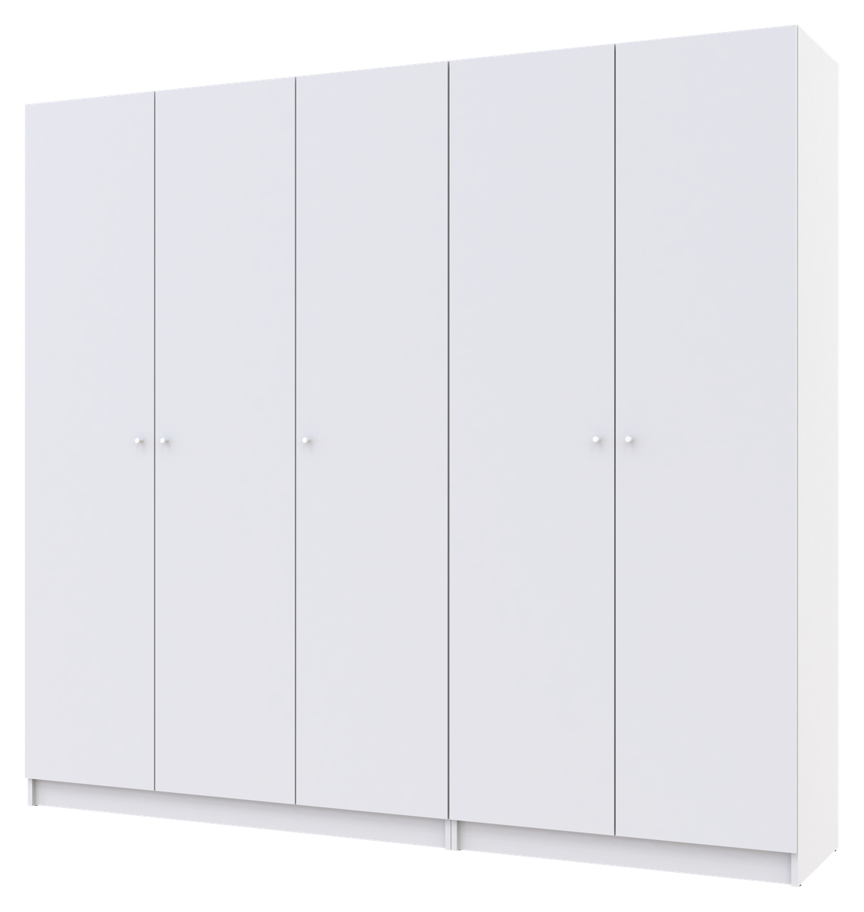 Шафа для одягу Doros Промо Білий 2+3 ДСП 225х48х204 (42005004) 5