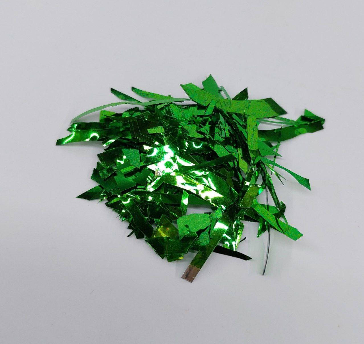 

Конфетти мишура зеленая (10 грамм)