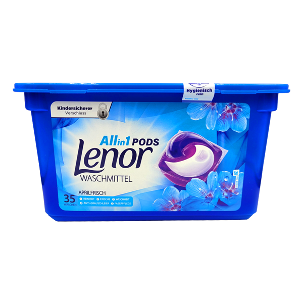 

Капсули для прання Lenor 35 штук 3в1 Aprilfrisch