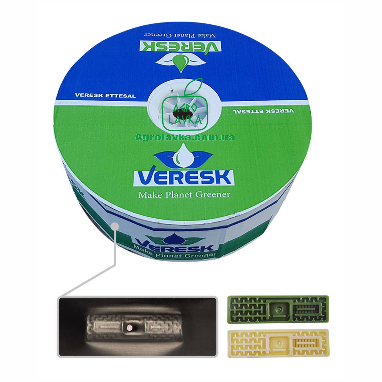 

Капельная лента Veresk 6mil шаг 30см расход 1,3л/ч длина 1000м Эмиттерная