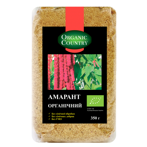 

Амарант органический, 350 г ORGANIC COUNTRY