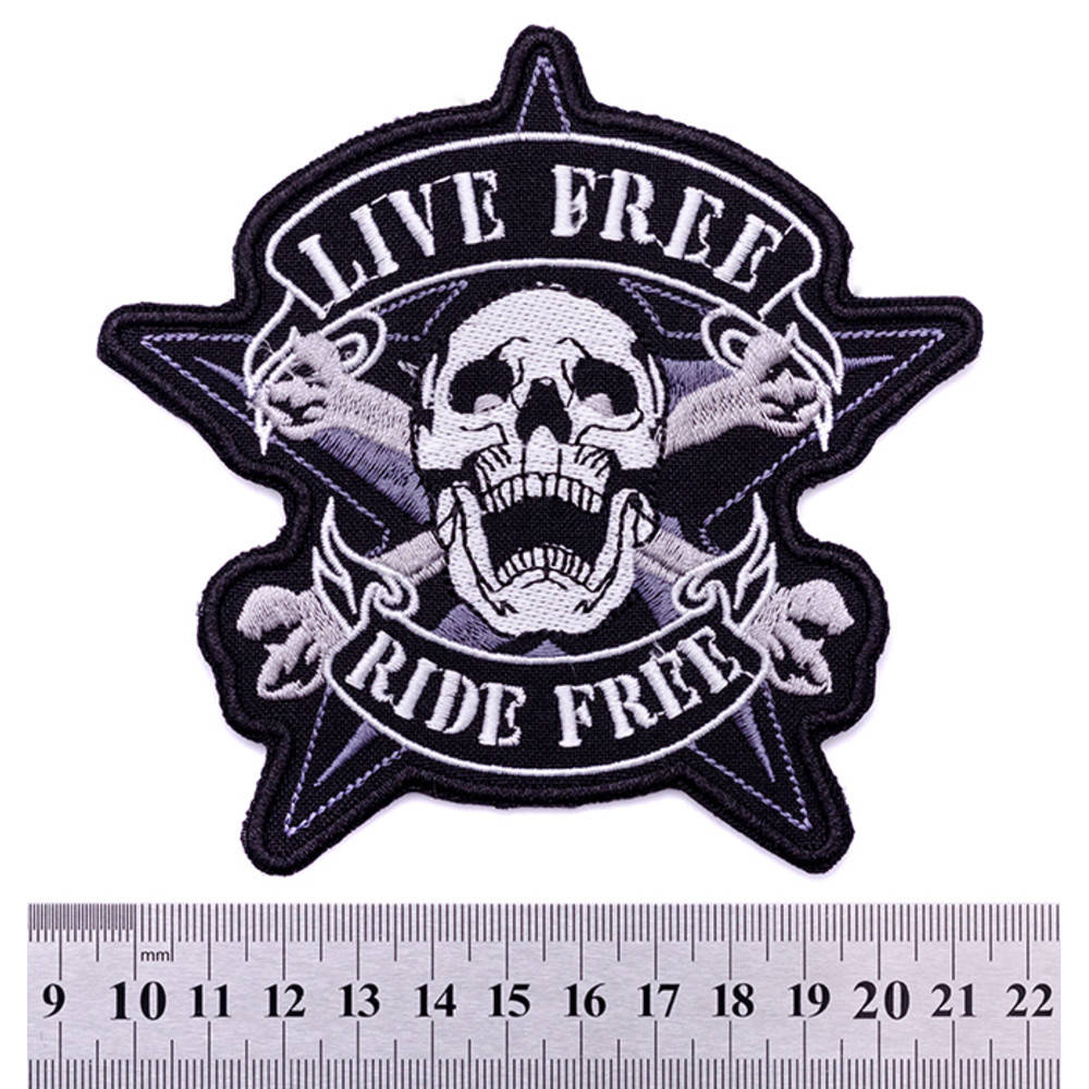 

Нашивка "Live Free, Ride Free"