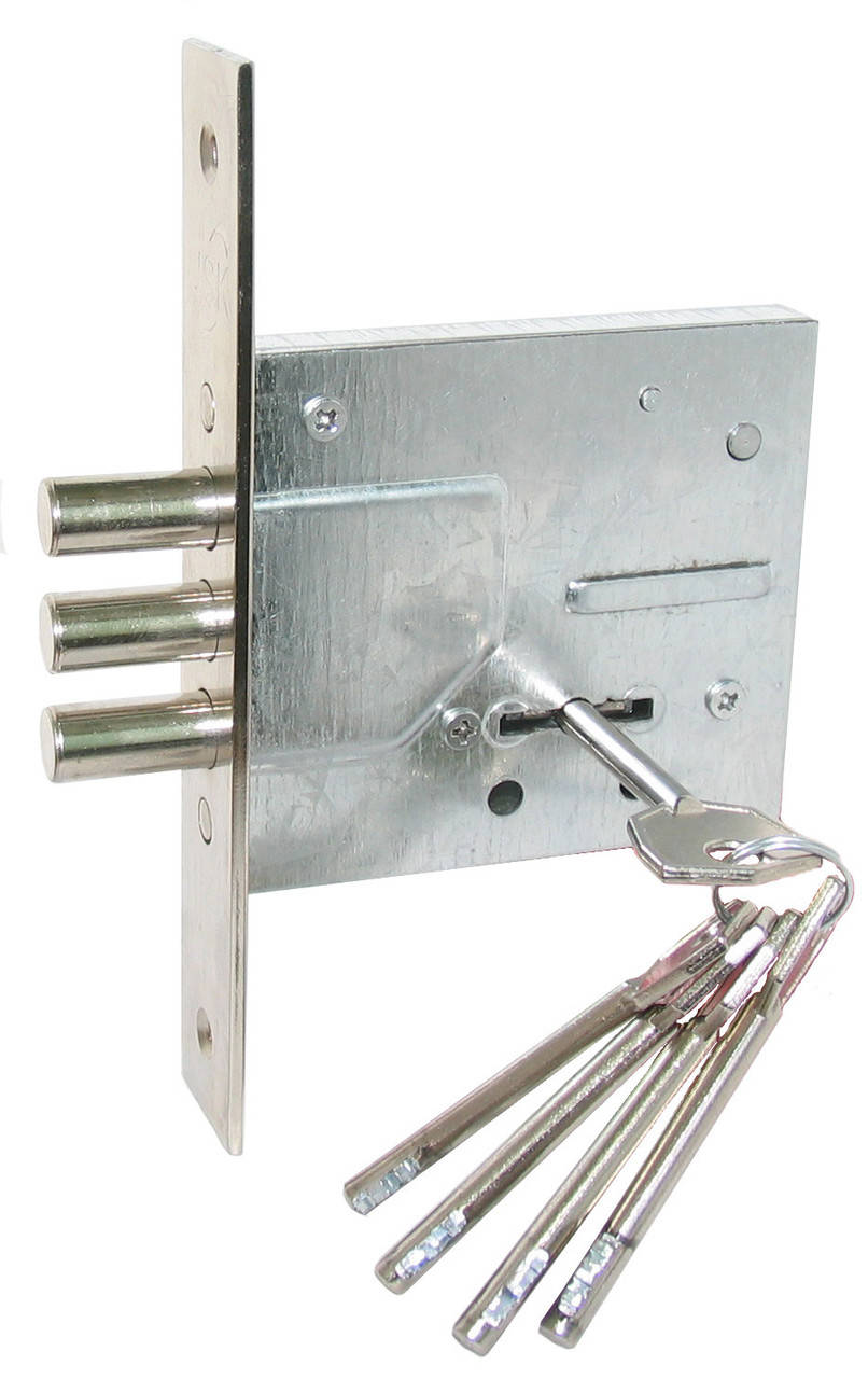 

Замок врезной сувальдный SR-500, 5 ключей