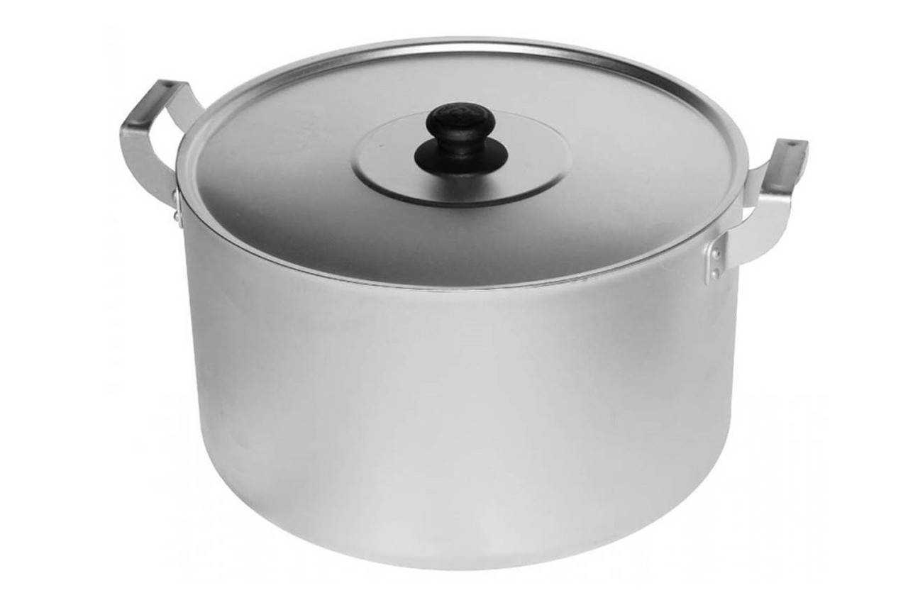 

Кастрюля алюминиевая с крышкой 10 л