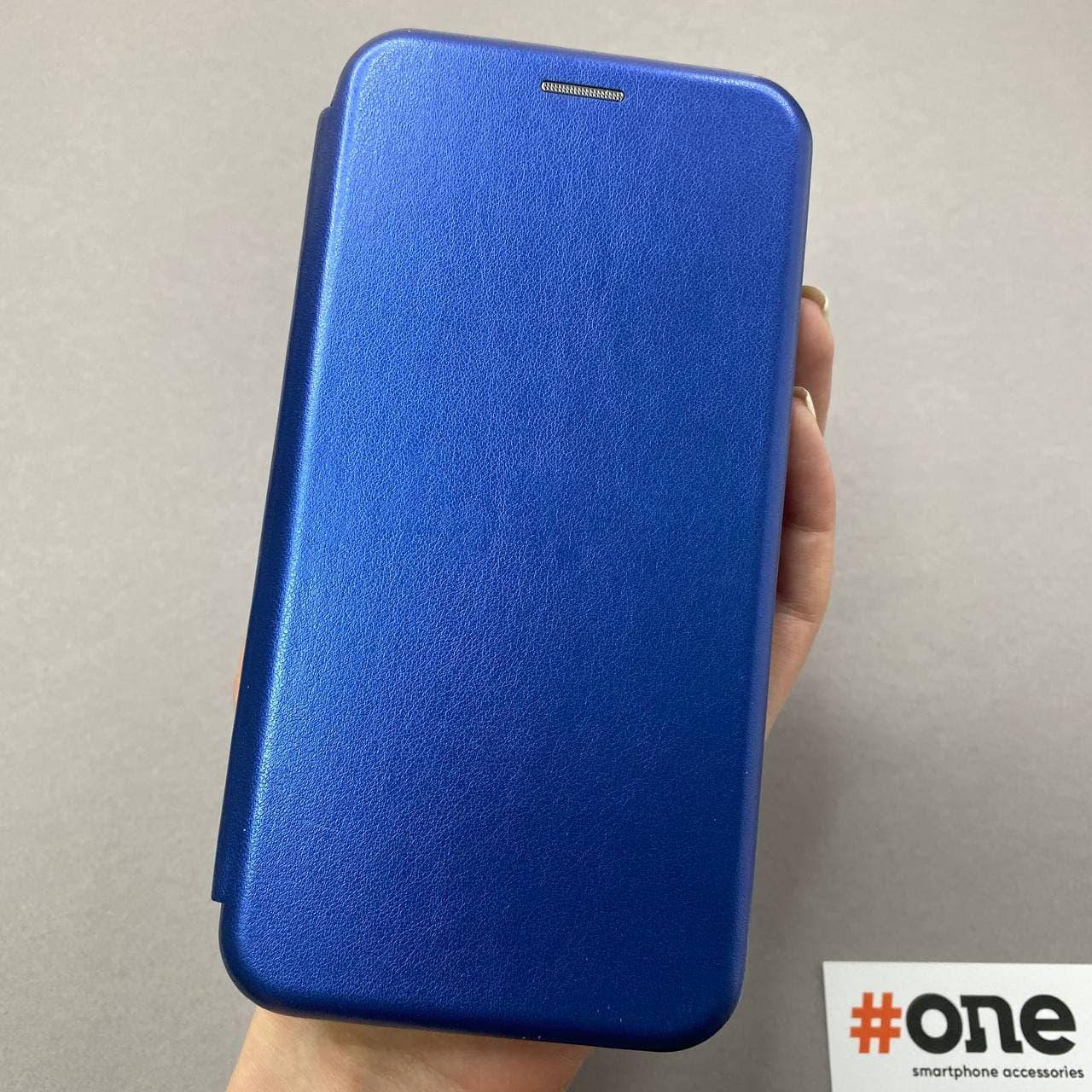 

Чехол-книга для Huawei P Smart Plus с магнитом подставкой книжка на телефон хуавей п смарт плюс синяя STN, Синий