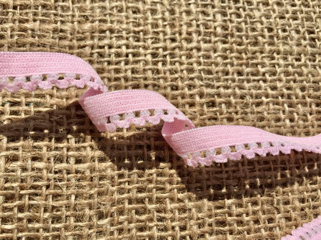 

Резинка ажурная, отделочная 9 мм М004, Голубой