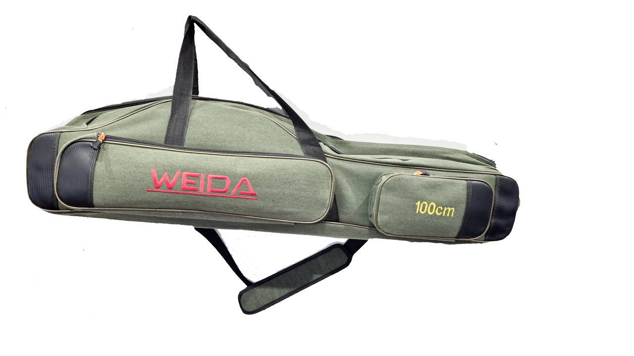 

Полужесткий чехол для спиннинга, и карповика с катушкой Weida (Kaida) 3елений 100 см (2+2 секции)