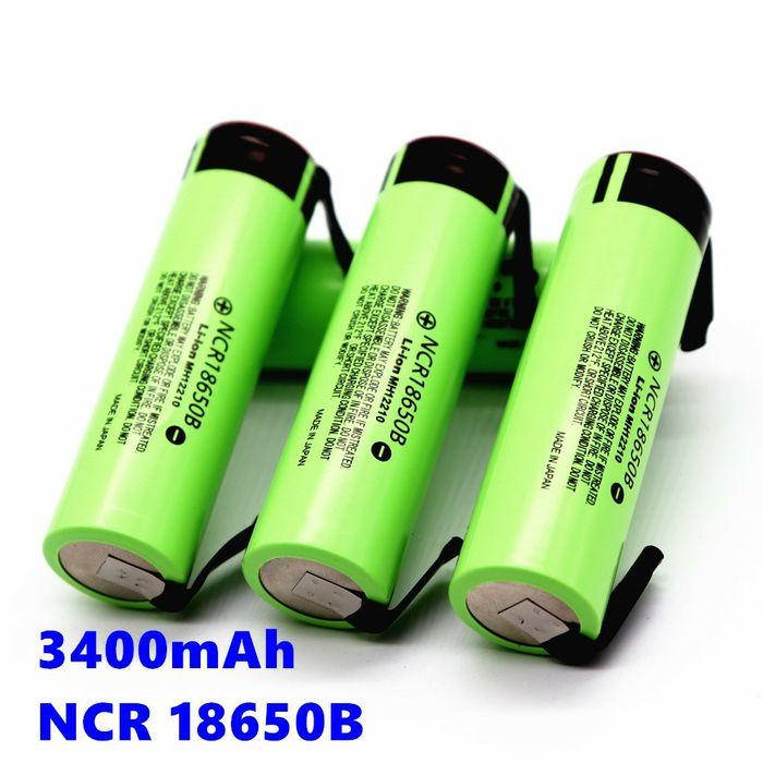 

Аккумулятор Panasonic NCR18650B 3400 mAh с лепестками под пайку 18650