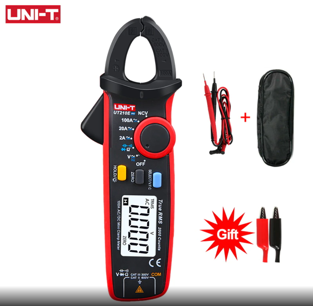 

Токоизмерительные клещи UNI-T UT210E Pro (AC/DC, NCV)