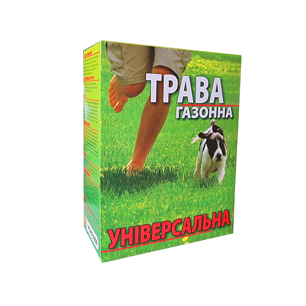 

Трава газонная Универсальная смесь 400 г Яскрава (3015), Зелёный