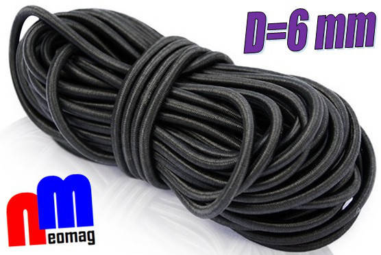 

Эластичный шнур,резинка,эспандер для тентов,стретч корд,шок корд, трос 6мм, 10 метров