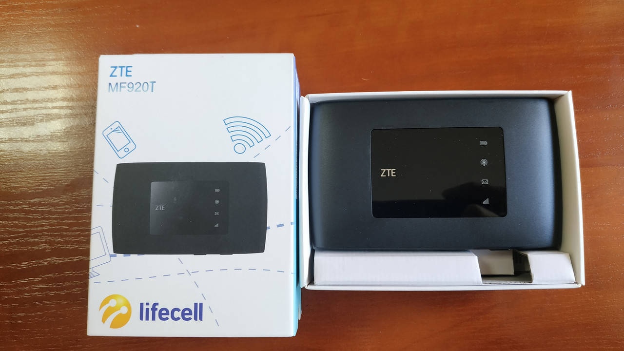 

Модем 4G/3G + Wi-Fi роутер ZTE MF920T + Сим карта в подарок