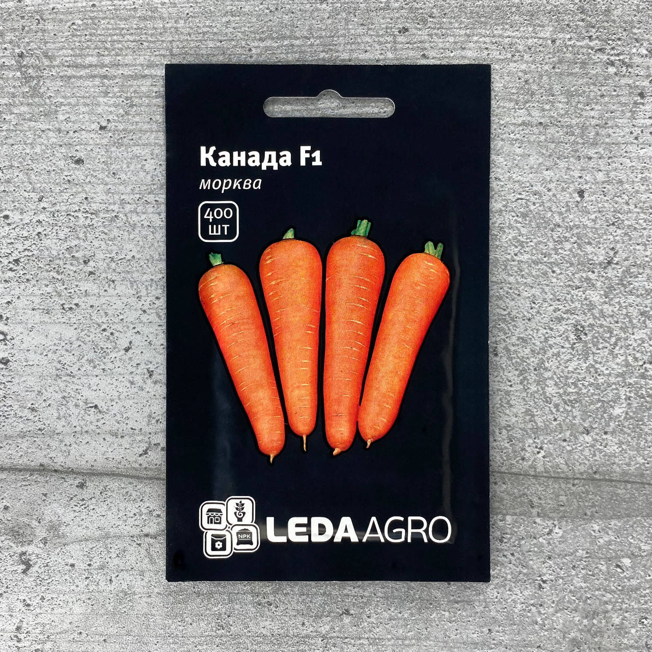 

Морковь Канада F1 400 шт семена пакетированные Leda Agro