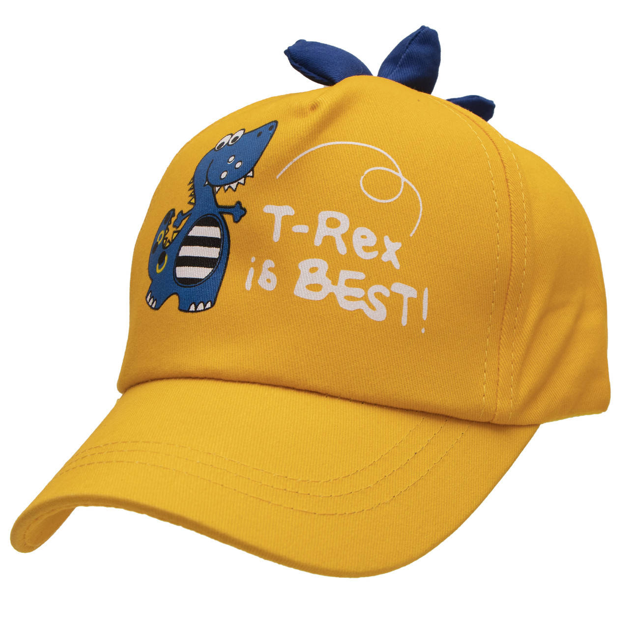 

Кепка детская "T-Rex is Best", жёлтый, 51 см, 5-10 лет, хлопок (517496), Желтый