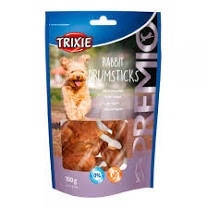 

TRIXIE Лакомство д/соб. "PREMIO Rabbit Drumsticks" кролик 100гр/8шт