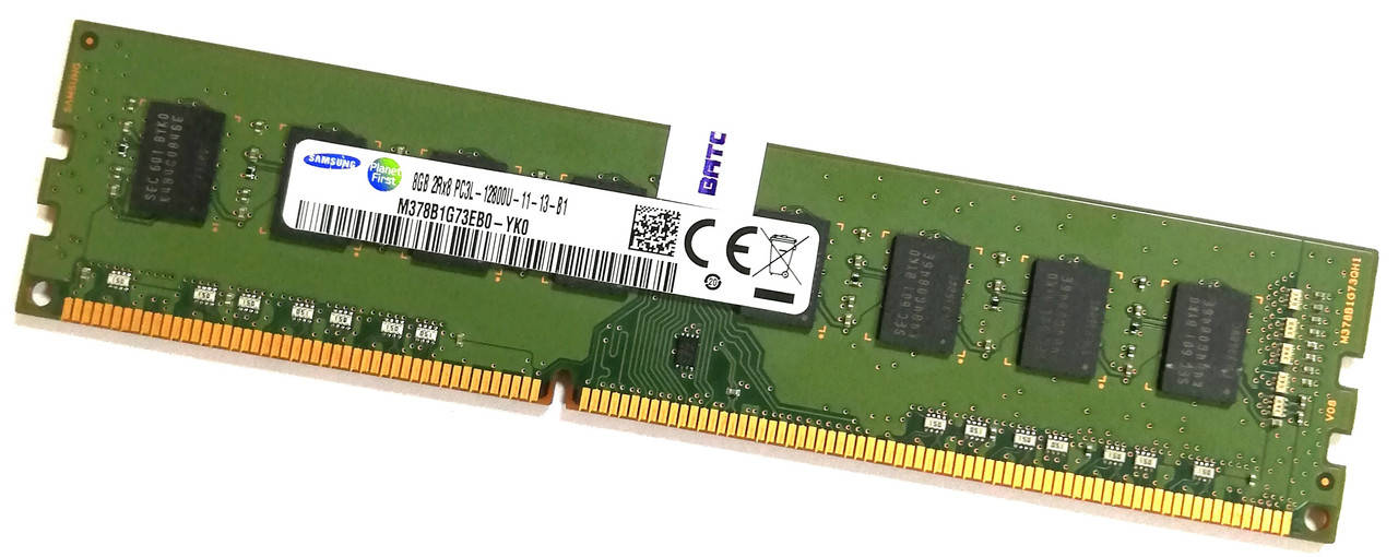 

Оперативная память Samsung DDR3L 8Gb 1600MHz PC3L 12800U 2Rx8 CL11 1.35V (M378B1G73EB0-YK0) Б/У