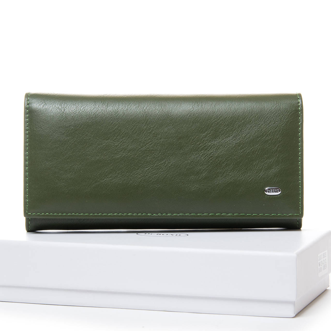 

Кошелек Classic кожа DR. BOND W501 dark-green, Зелёный