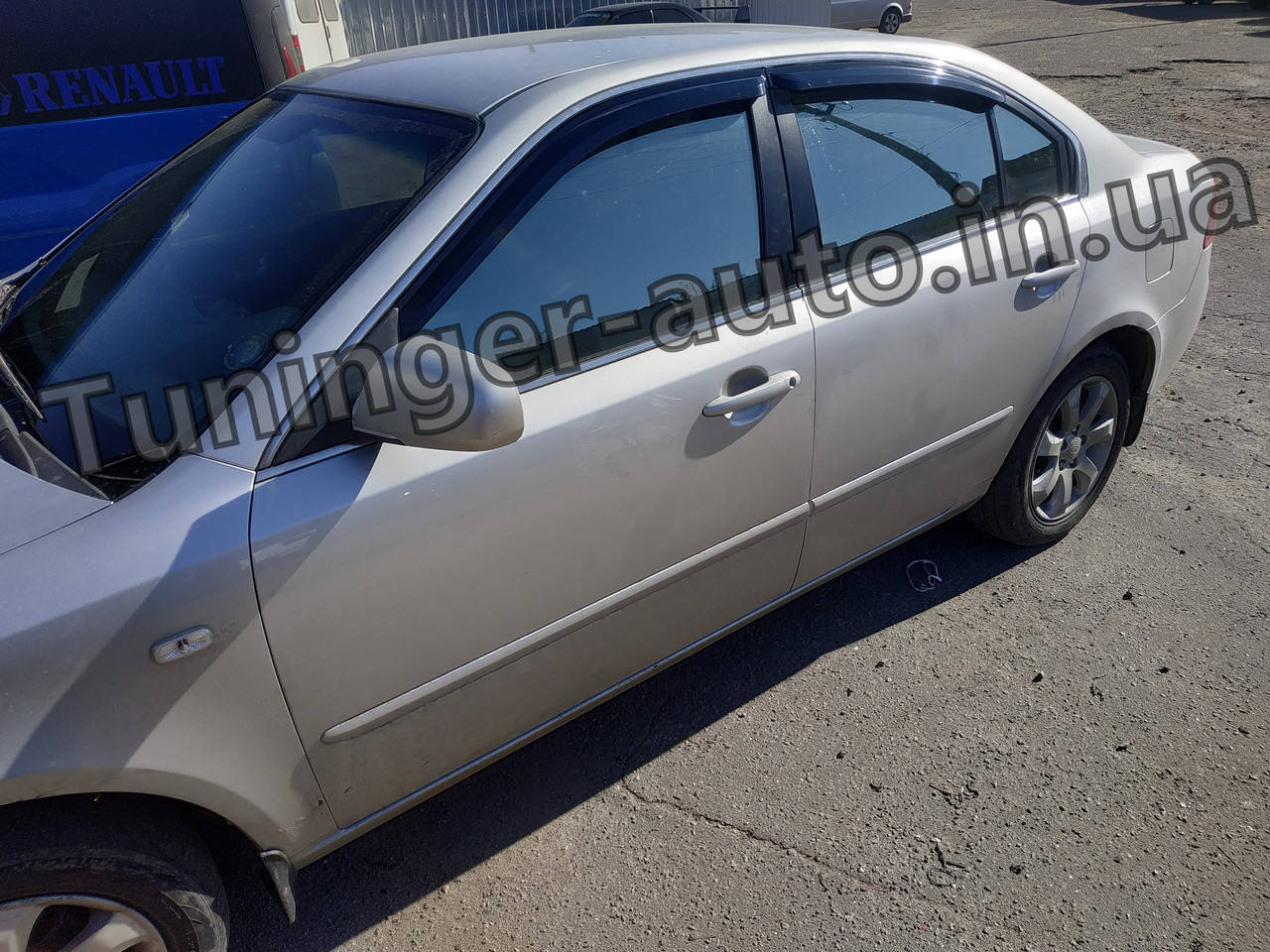

Дефлекторы окон, Ветровики Kia Magentis 2006-2010 (Autoclover/Корея)