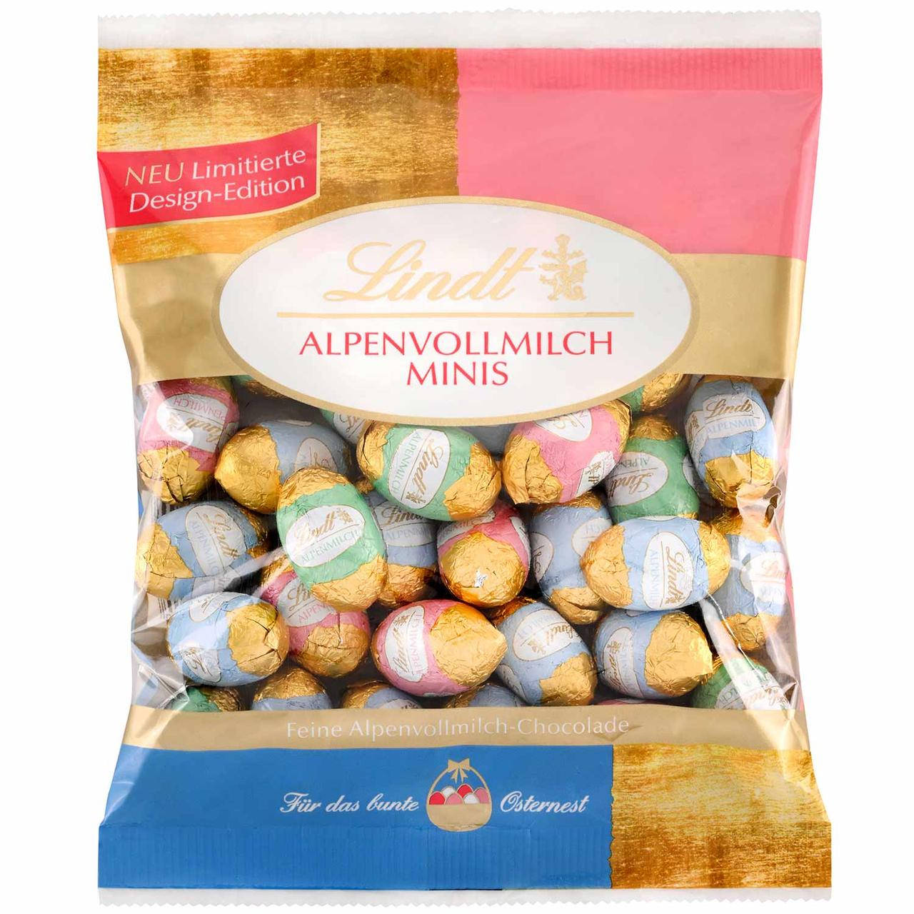 

Шоколадные яйца Lindt Minis Eggs Deko Edition180g