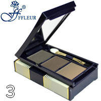 

Тіні для брів Ffleur Trio Eyebrow EB-06 Тон 03 Сіро- бежеві