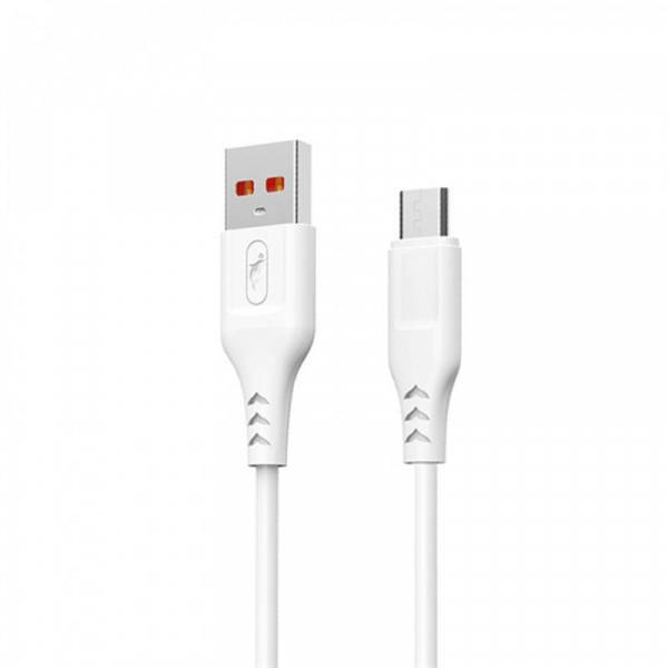 

Кабель SkyDolphin S61V USB - мicroUSB 1м, White (USB-000449), Белый