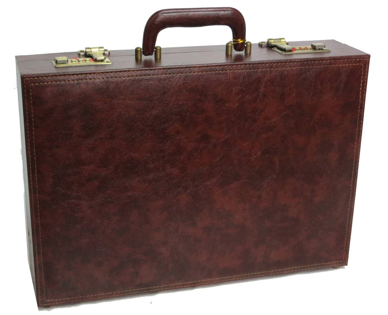 

Мужской дипломат-кейс из эко кожи 4U Cavaldi коричневый