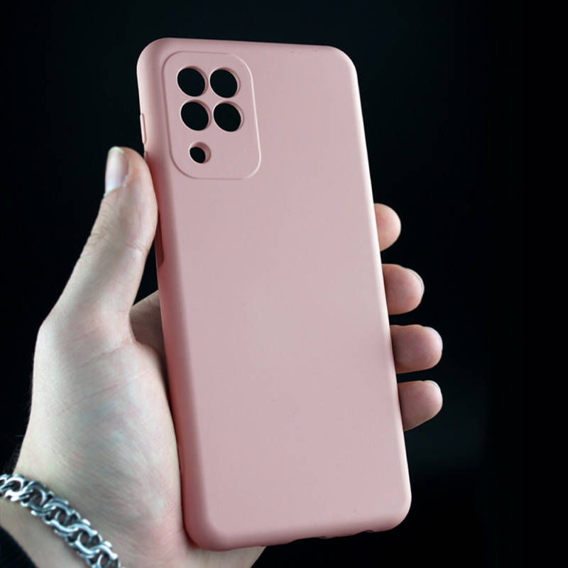 

Силиконовый чехол на Samsung A22 Light pink (6), Розовый