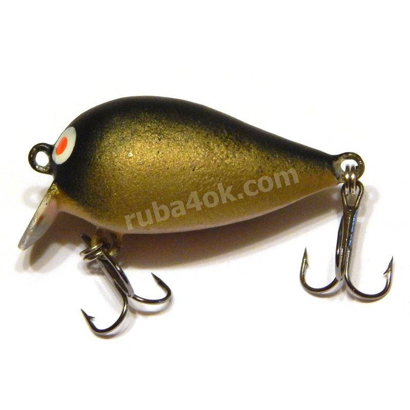 

Воблер Головастик Золото 35мм тонущий (3.5г), Голубой